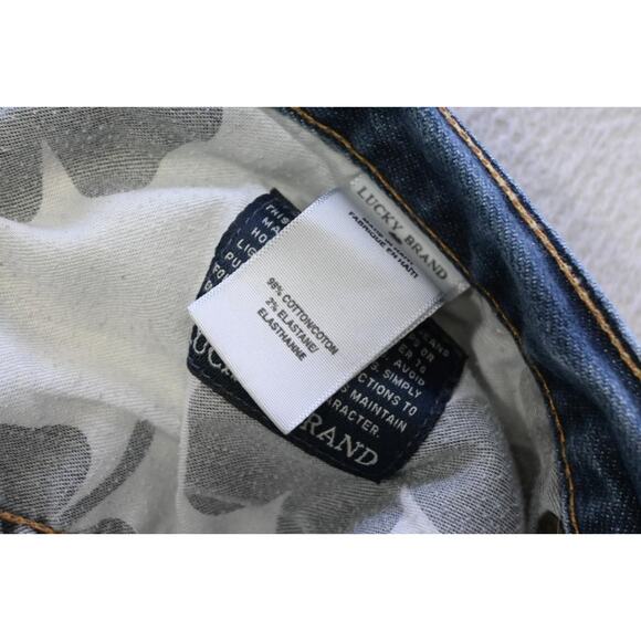 Lucky Brand 329 Classic Straight Premium Italian Denim Jeans Mens Sz 42 x 32 - Picture 8 of 10